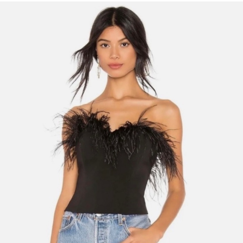 LPA Aida Feather Corset Top